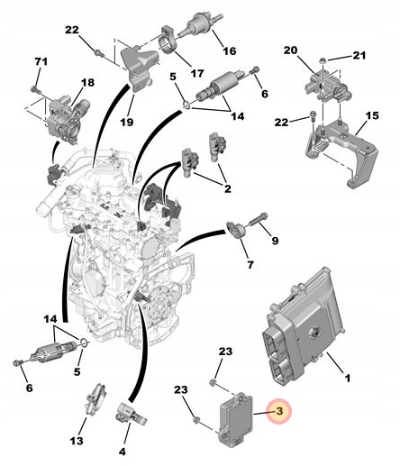 фото №5, Модуль запуск стоп peugeot 301 308 3008 3008 508 оригинальный номер