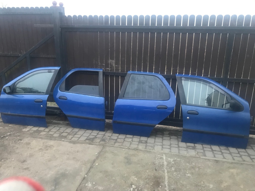 фото №13, Albea palio 2 двері ліва водія крила niebieski 451a