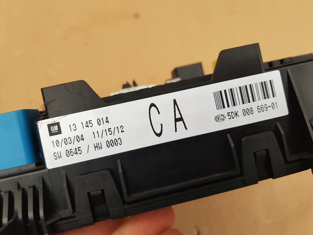 фото №12, Модуль коробка bsi opel astra h 13145014 ca справний перевірений