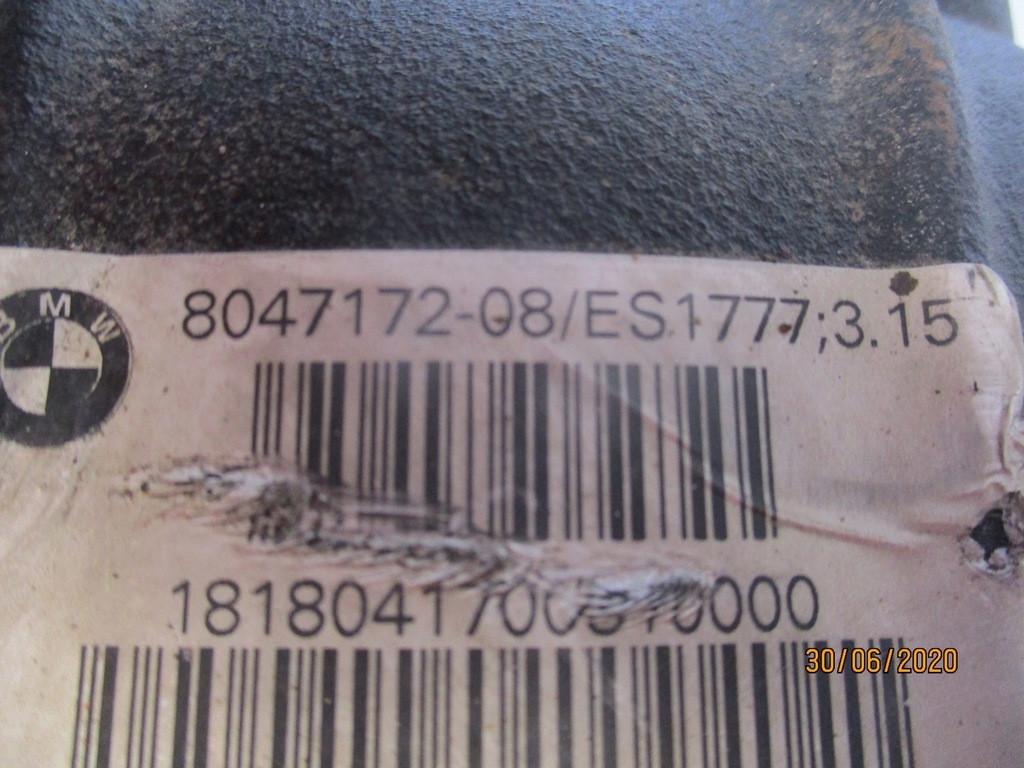 фото №6, Диференціал диференціал bmw x4 m f98 8047172 3,15 задня