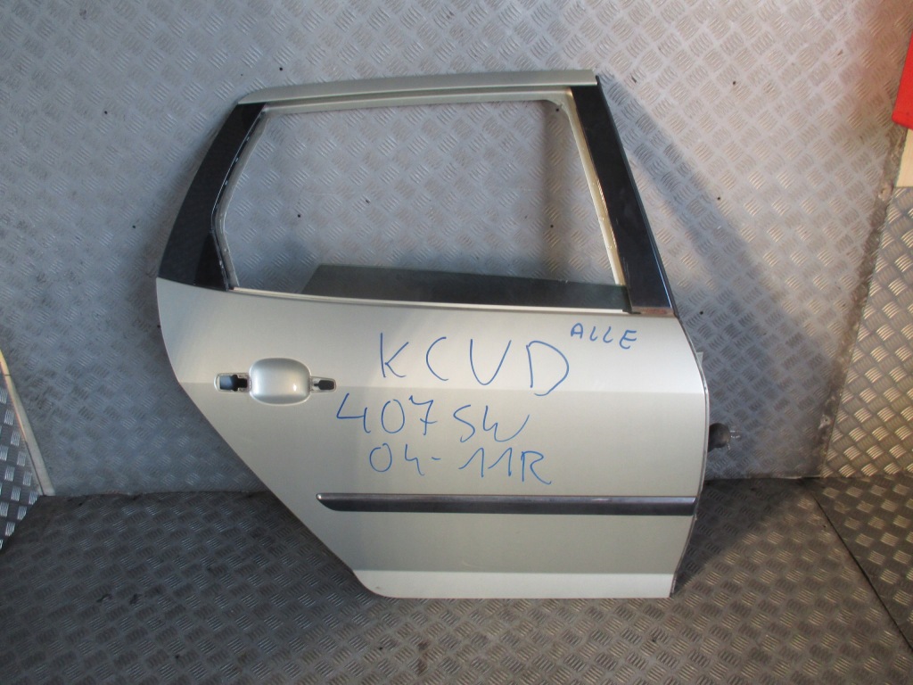 фото №1, Двері правий задня sw kombi kcvd peugeot 407 w колір