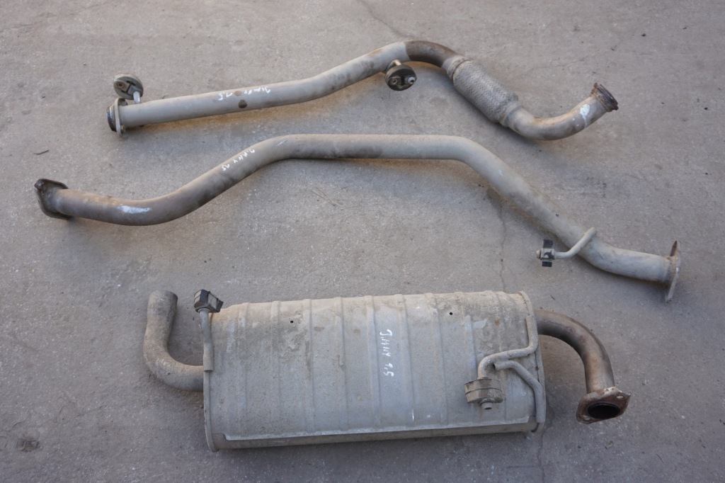 фото №1, Suzuki jimny гаситель труба выхлопная 1,5 td 08r комплект