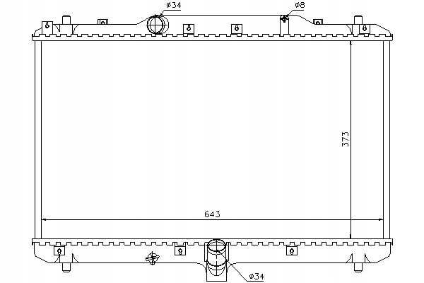 фото №11, Радиатор двигателя fiat sedici 06-, suzuki sx4 ey,