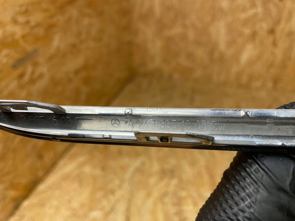 фото №12, Молдинг хром бампера передній перед лівий mercedes eqa w243 a2438851603