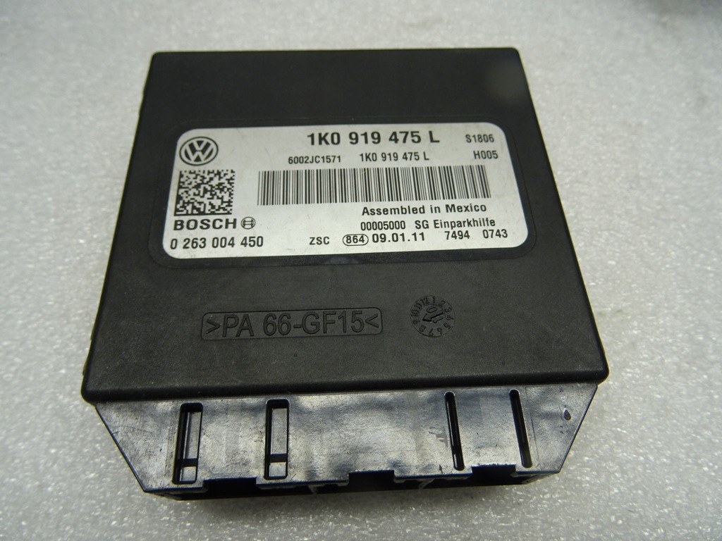 фото №1, Vw scirocco модуль блок керування pdc 1k0919475l