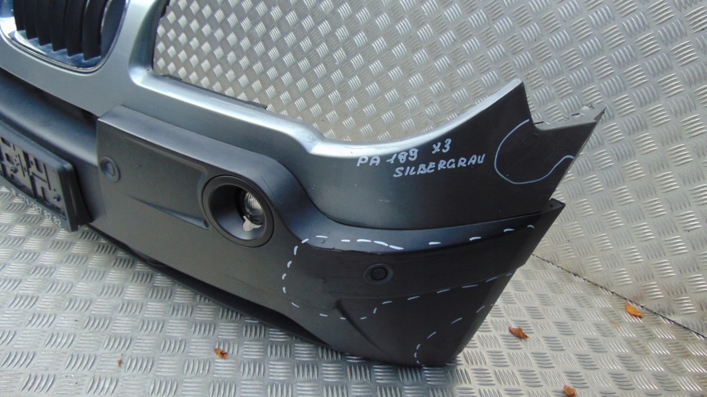 фото №12, Передний бампер перед bmw x3 e83 silbergrau