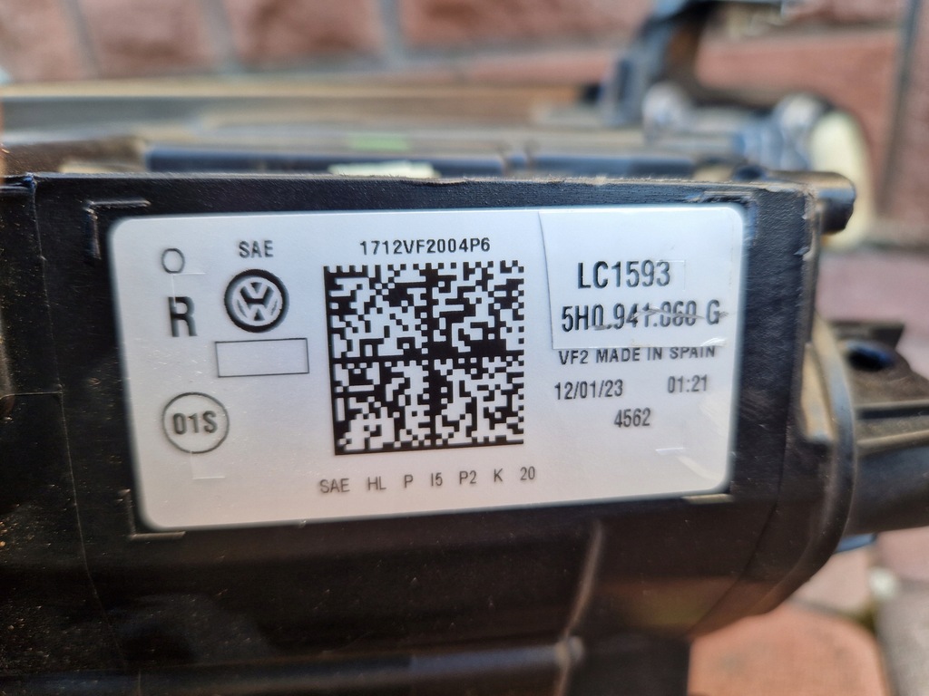 фото №8, Лампа правая iq light niebieska vw golf viii 8