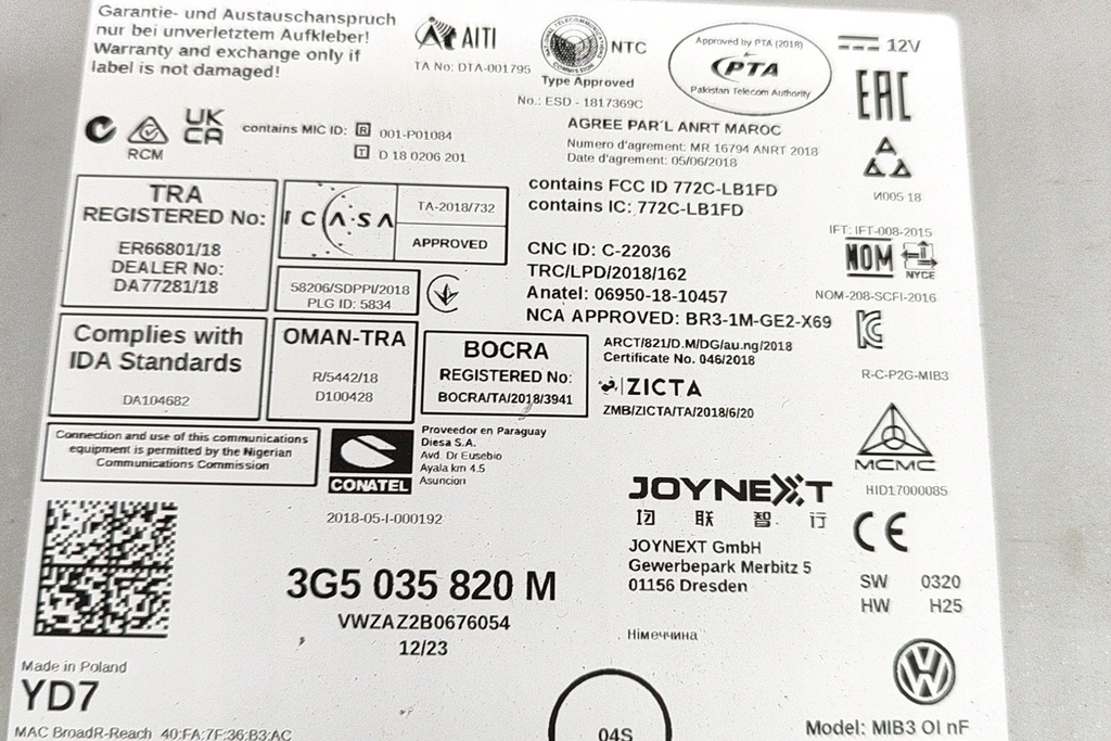 фото №6, Volkswagen t-roc a11 навігація mmi блок головна 3g5035820m 2023 2545125