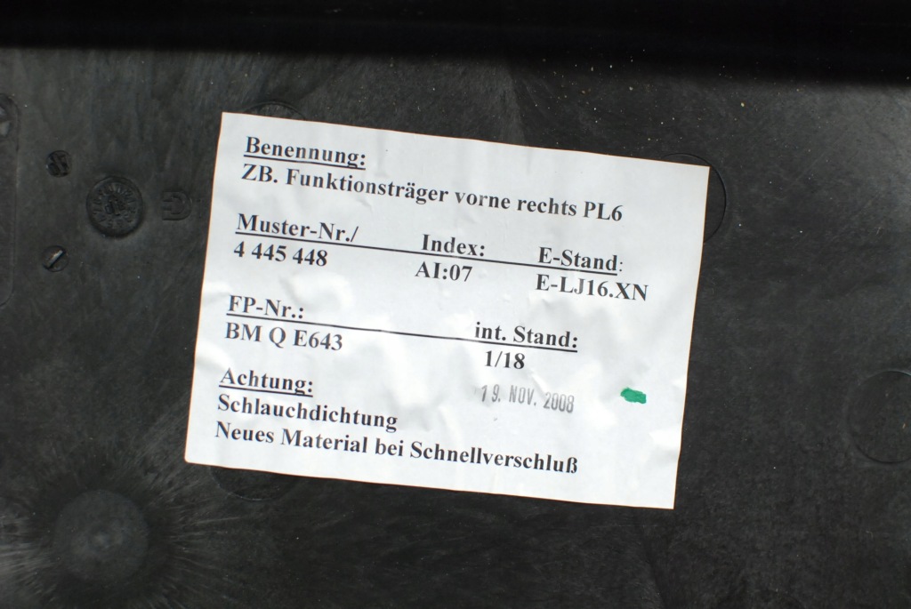 фото №2, Bmw 7 f01 ізоляція двері правих передніх 7179516