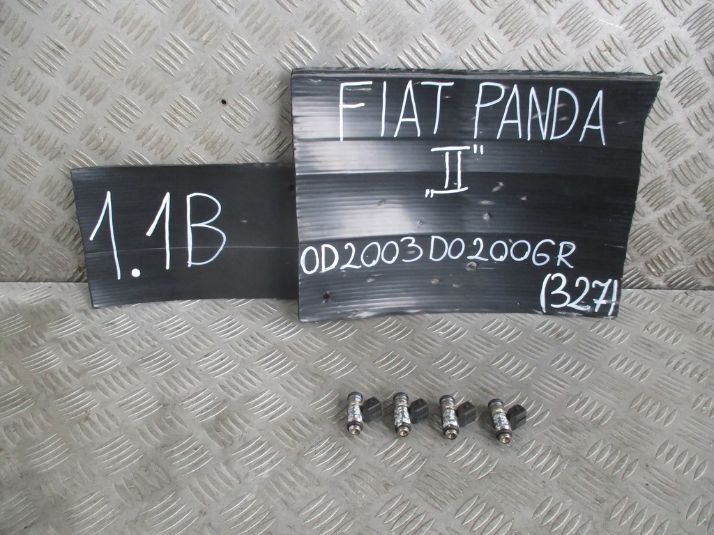 фото №7, Wtrsyki fiat panda ii 03-06r 1.1b лак 783 niebieska