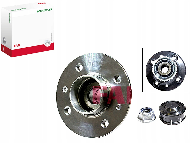 фото №1, Набір підшипник колеса з ступиця задня nissan kubistar renault kangoo