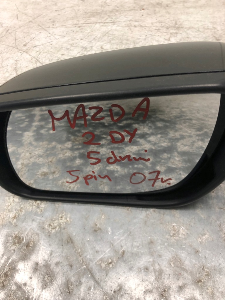 фото №8, Дзеркало ліва 5 pin mazda 2 dy 5d