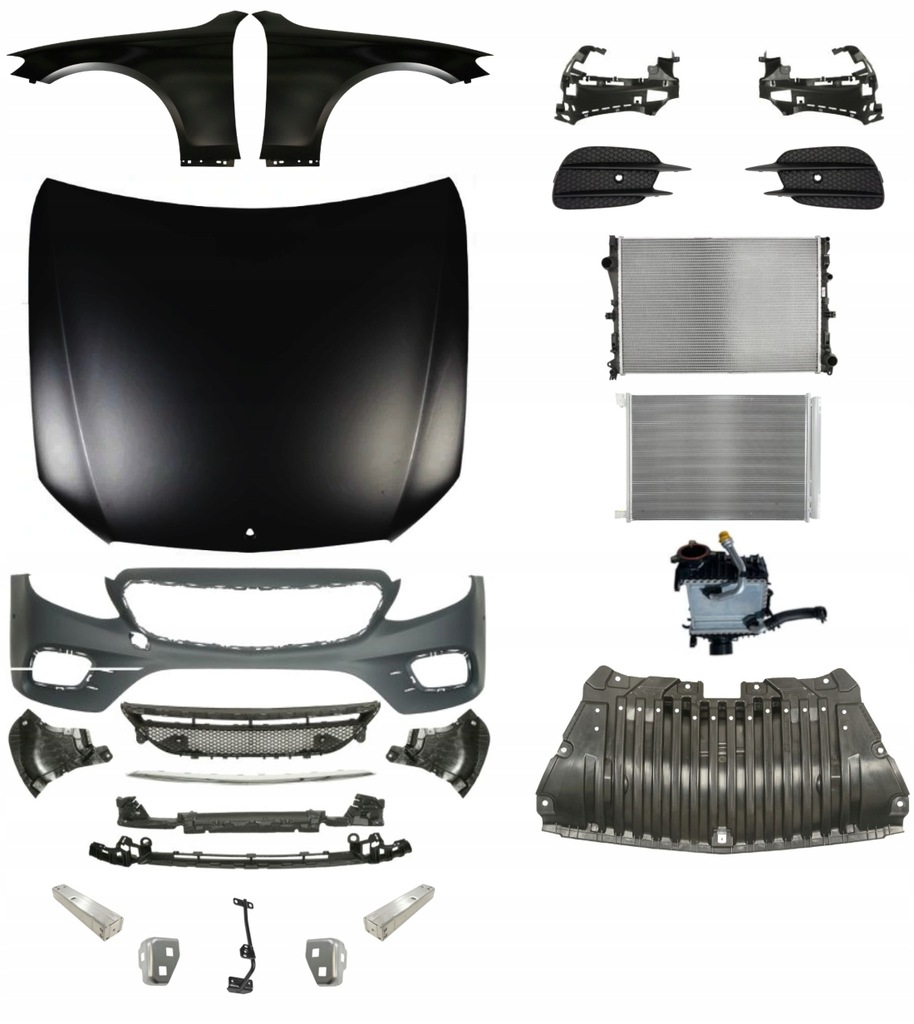 фото №1, Mercedes benz klasa e w213 amg 16- pas решітка радіатора