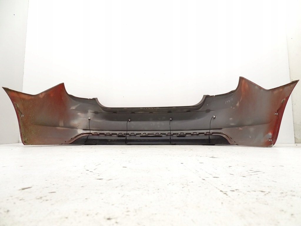 фото №13, Kpl бампер задняя задний skoda rapid i 5j 5ja liftback / sedan lf3l bordowy