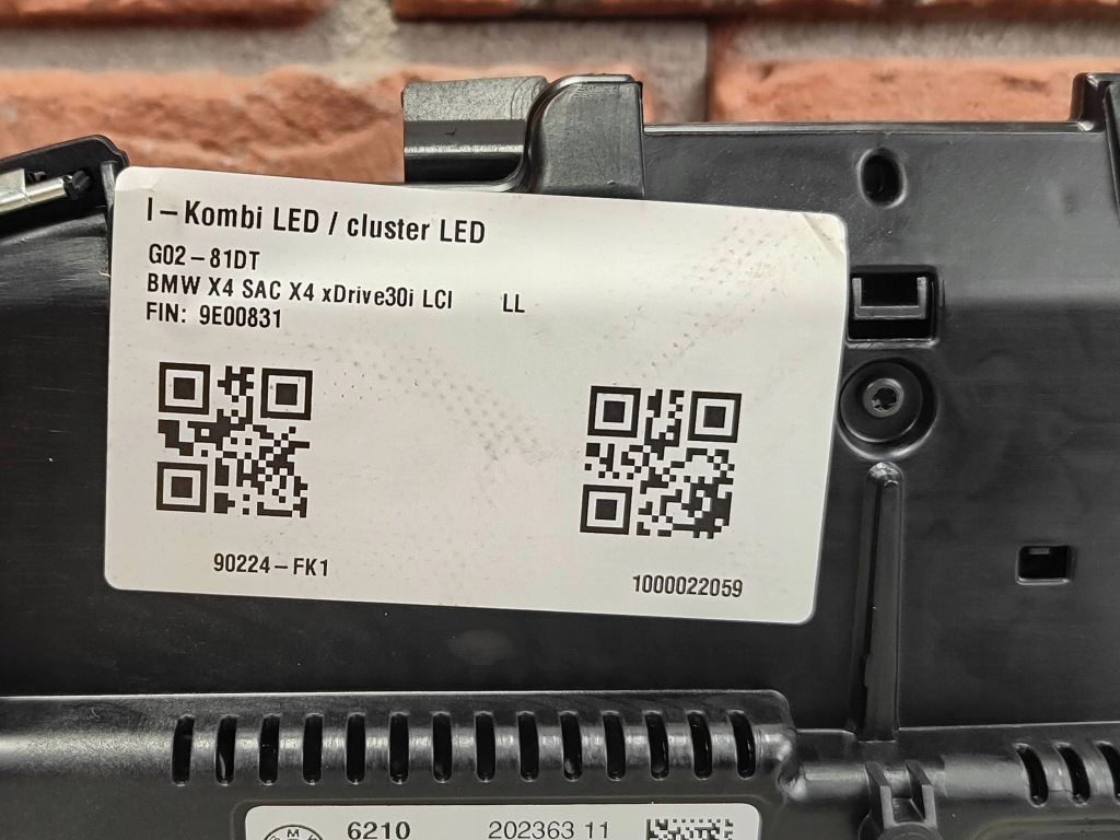 Bmw g02 g20 g30 g31 g05 панель приборы live виртуальный cockpit европа 5a27159 Киев