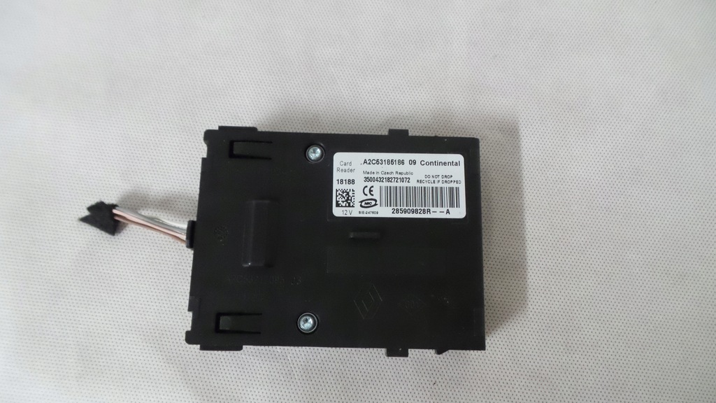 фото №1, Замок запалювання зчитувач карти renault zoe 285909828r a2c53185186
