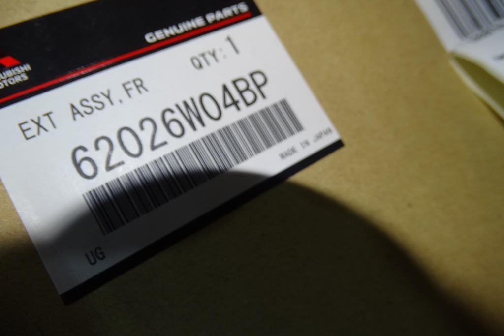 фото №11, Спойлер накладка бампера перед mitsubishi outlander 16-22 62026w04bp