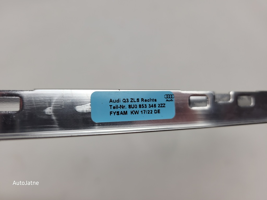 фото №7, Молдинг хром стекло правый задняя audi q3 i 8u0853346