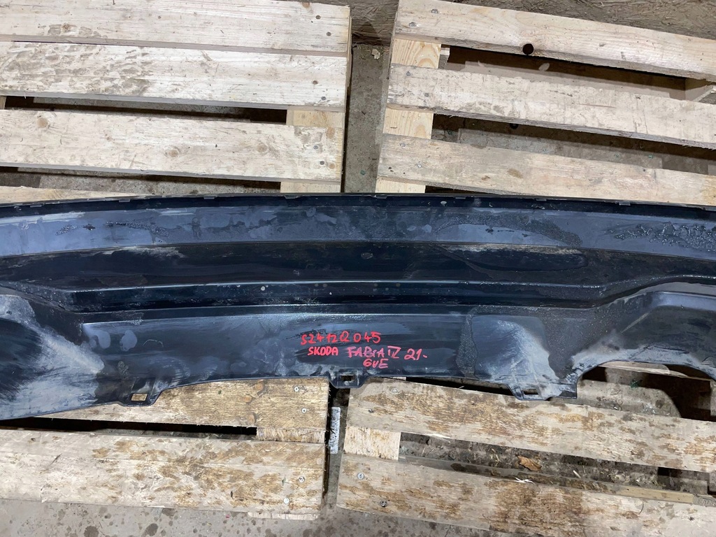 фото №9, Skoda fabia iv 4 21- молдинг спойлер дифузор накладка бампер задня задній