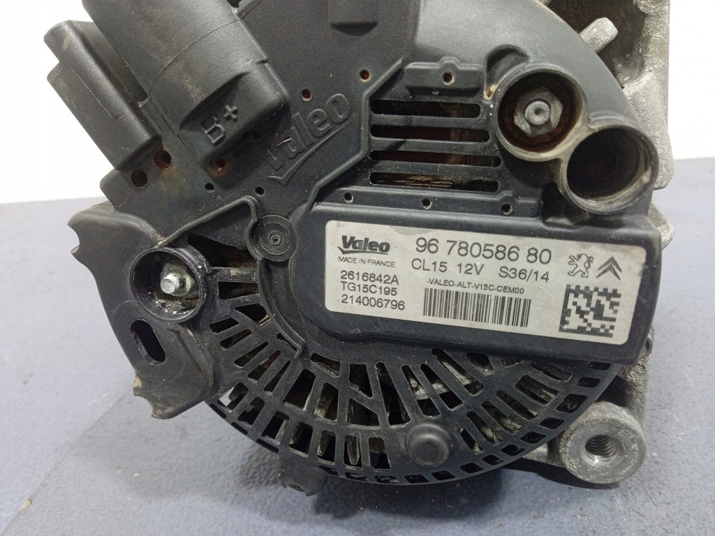 фото №6, Citroen c4 cactus 14- 1,6 bluehdi генератор 9678058680