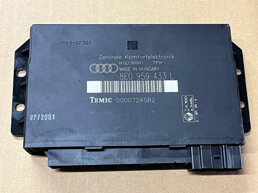 фото №1, Модуль, блок керування комфорту audi a4 b6 8e0959433l