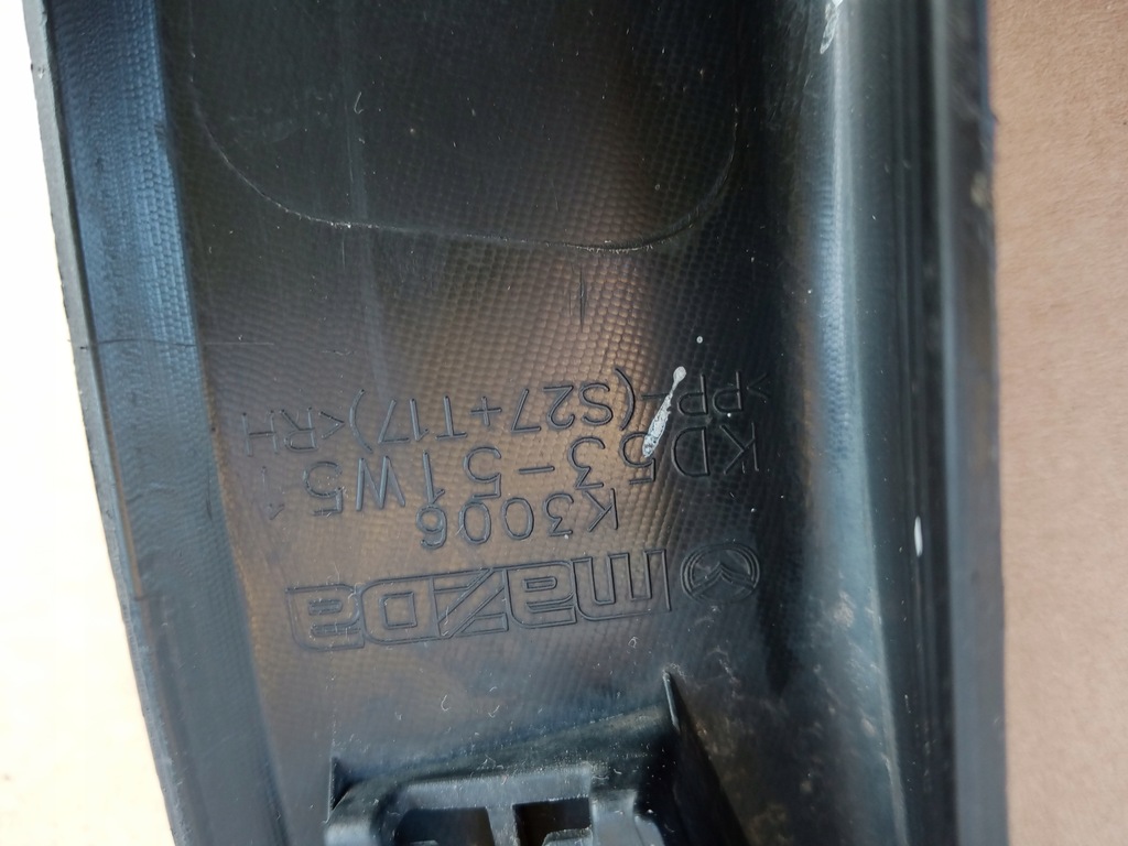 фото №8, Mazda cx5 правая молдинг крыла задняя 2012-17r