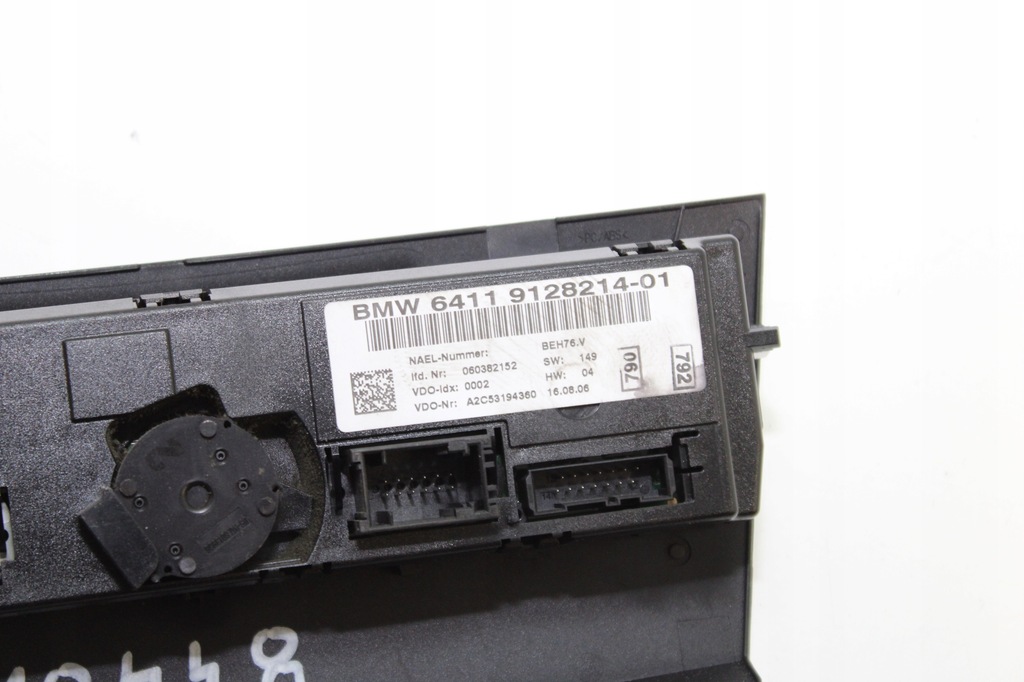 фото №5, Панель управление обдув кондиционера bmw e87 e90 e92 9128214