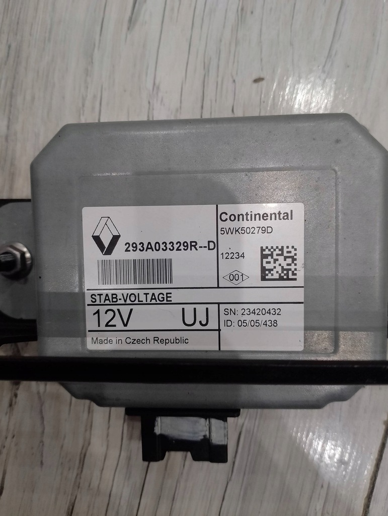 фото №2, Модуль блок управления напряжения renault scenic iii 293a03329r