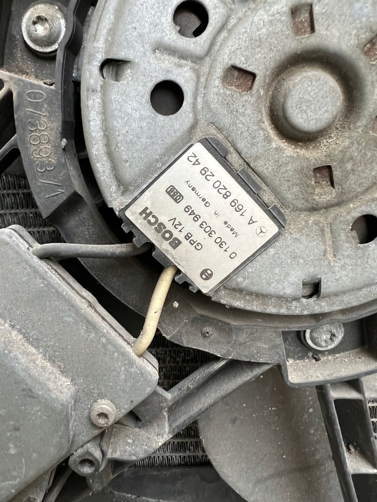 фото №14, Комплект радіатор радіатор mercedes b-klasa w245 дизель автоматична коробка передач