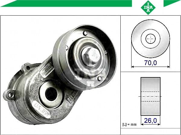 фото №2, Натяжитель ремень клиновой dodge nitro 2.8 crd 4wd