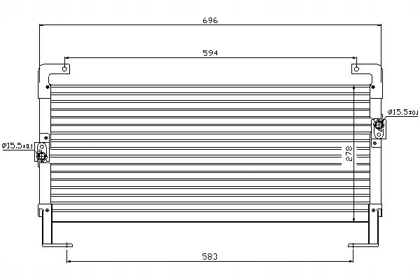 фото №1, Конденсатор кондиціонера chrysler neon dodge neon pl