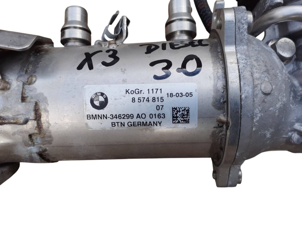 фото №1, Bmw x3 g01 2018 радиатор выхлопных газов оригинальная радиатор выхлопных газов клапан egr