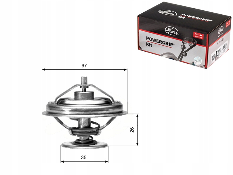 фото №1, Термостат gates th01880g1 mercedes gates