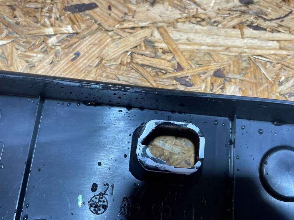 фото №14, Mazda cx5 cx-5 ii 2 kf lift 22-25 молдинг підкладка pod номерний знак перед