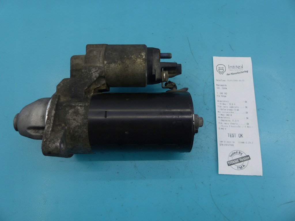 фото №1, Test стартер kia venga 1.4 16v