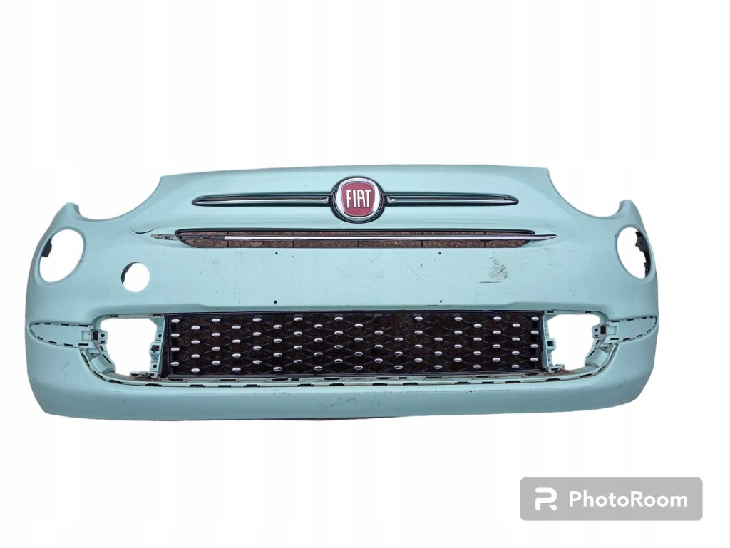 Купити Бампер перед передній хром емблема fiat 500 lift