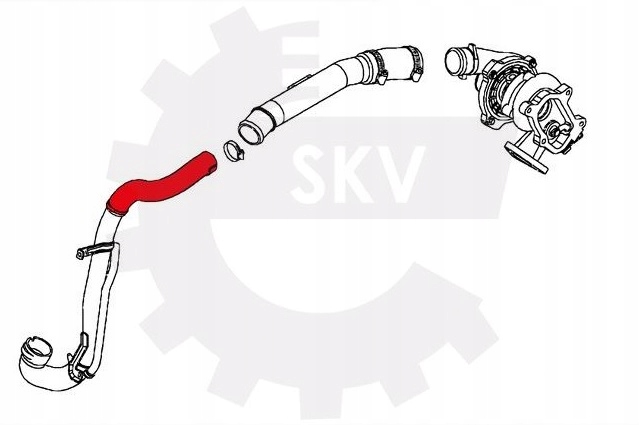 Шланг труба интеркулер opel vectra c 2.0 turbo Оригинал