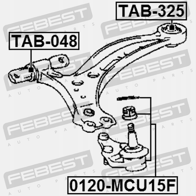 фото №11, Втулка передня важеля верхнього перед toyota camry