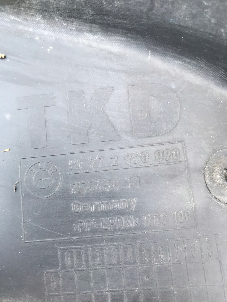 фото №8, Bmw x1 e84 подкрылок защита передние перед правое