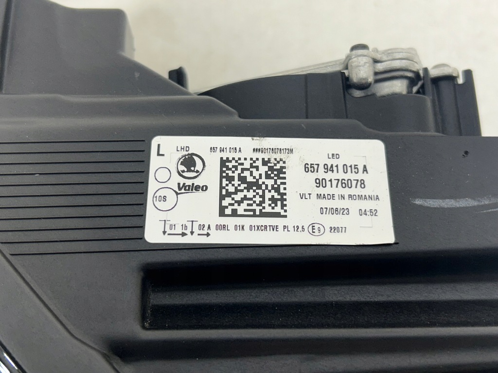 фото №12, Skoda scala 657 crystal full led лампа левая перед фара eu kpl - super