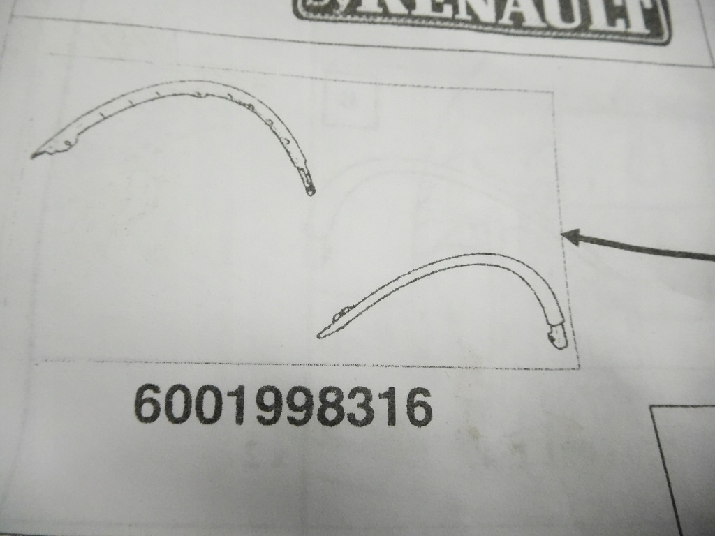 фото №8, Накладки 2szt renault dacia logan sandreo 6001998316