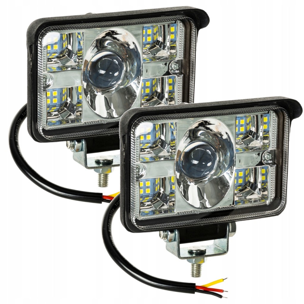 фото №1, 2× лампа рабочая awl32 17 x led combo 9-36v amio