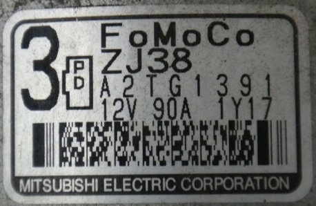 фото №2, Mazda 2 ii 12 r 1.5 16v генератор 90a