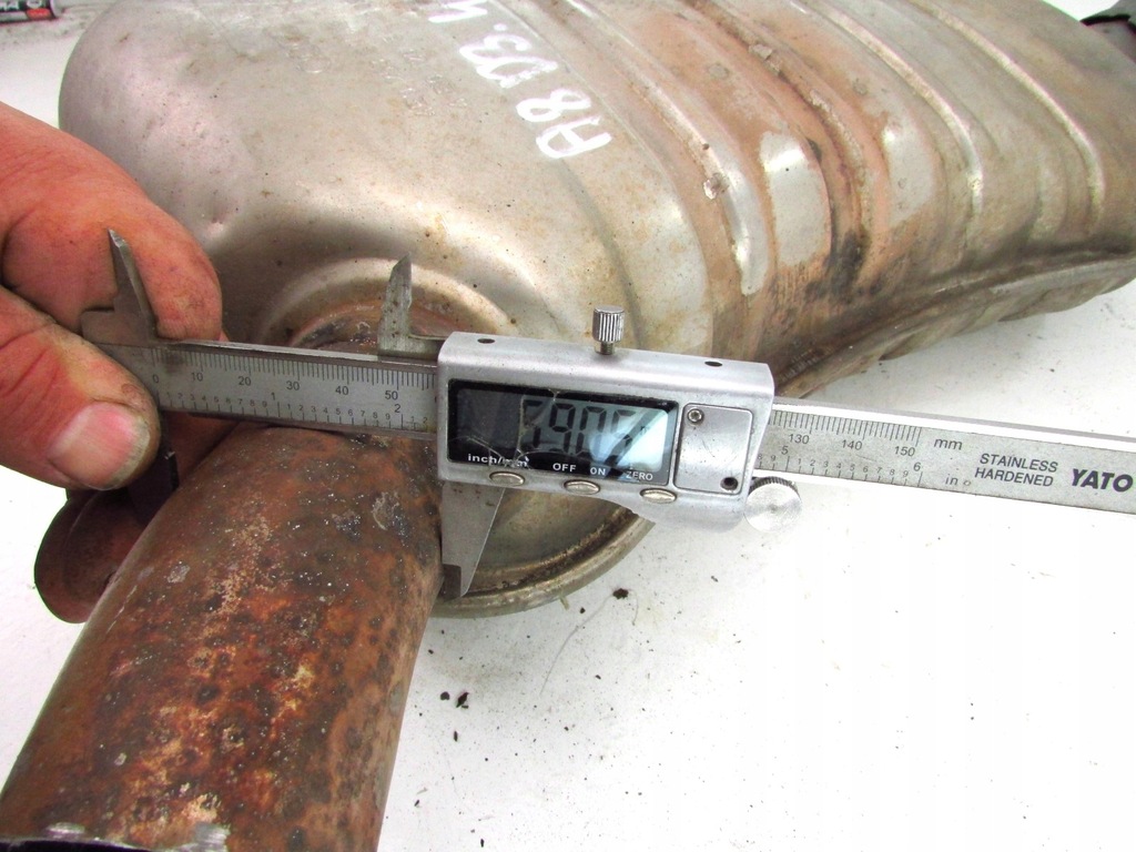 фото №7, Audi a8 d3 гаситель конечный левый 4e0253611ae