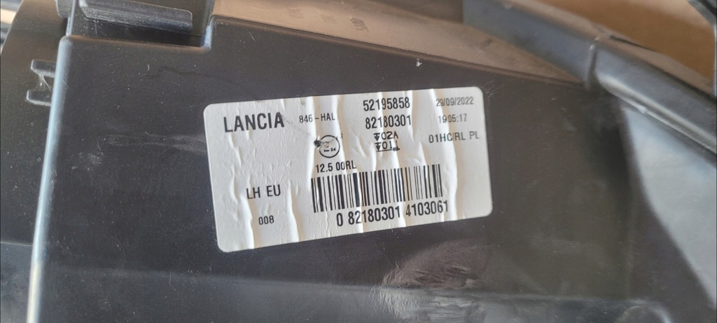 фото №4, Lancia ypsilon lift лампа левая перед передняя led