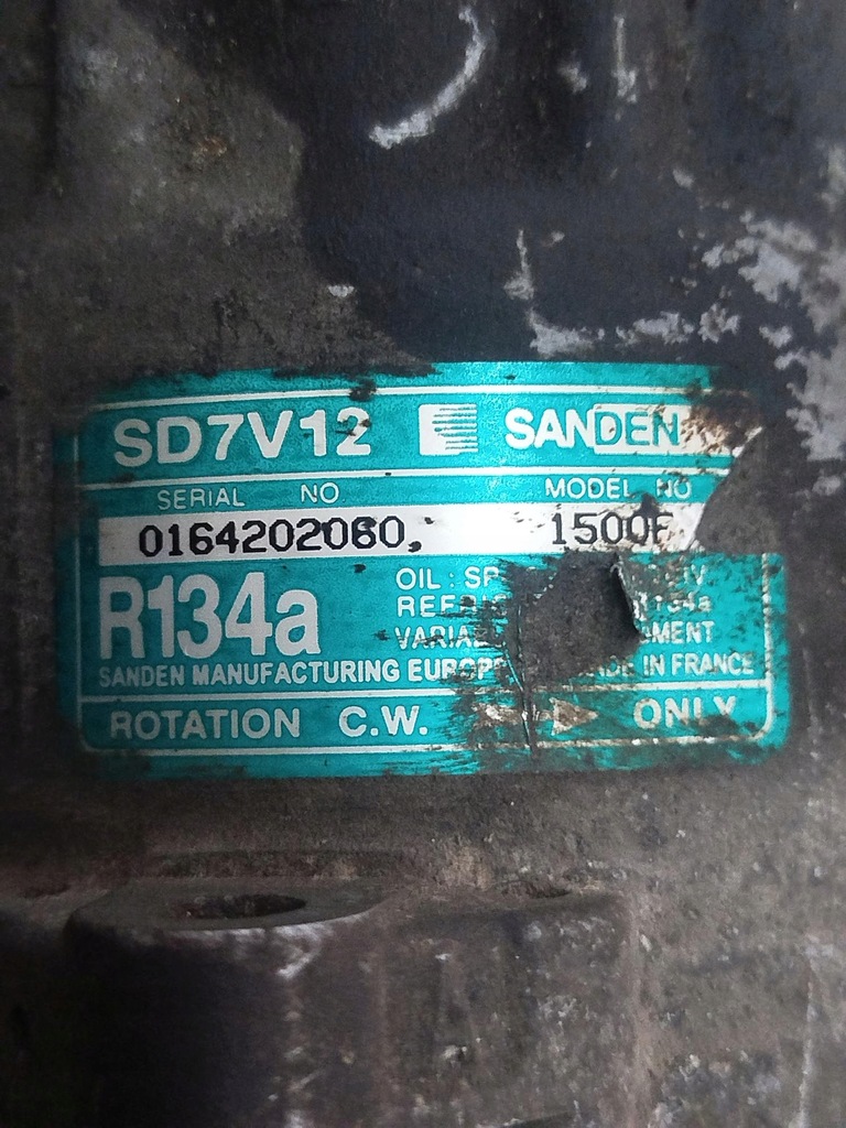 фото №5, Компрессор кондиционера компрессор насос peugeot 306 sd7v12