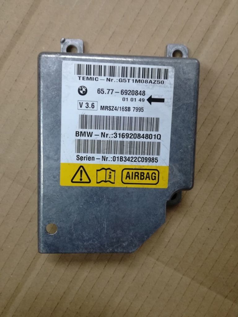фото №1, Bmw e39 модуль датчик подушок подушка безпеки 6920848