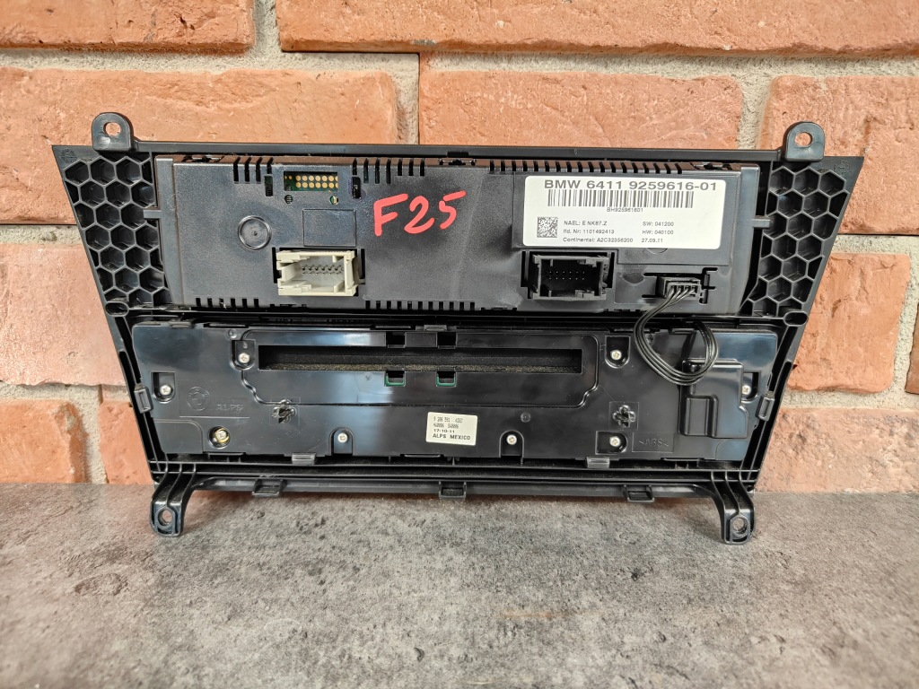 фото №8, Bmw f25 x3 f26 x4 панель керування кондиціонера радіо 9259616 9208591