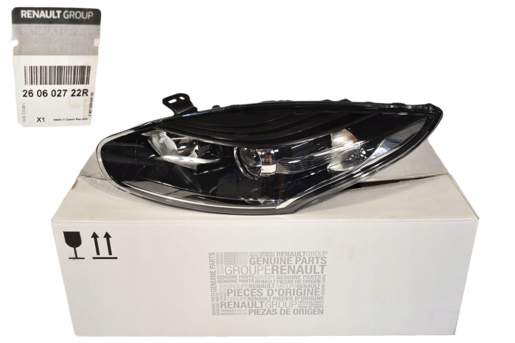 фото №1, Лампа фара лівий megane iii lift 260602722r