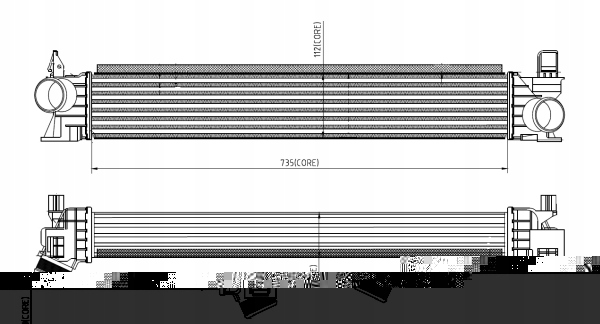 Nrf 309033 радиатор воздуха наддувочный Киев